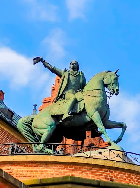 Tadeusz Kościuszko Monument at Wawel Castle, Kraków, Poland.
