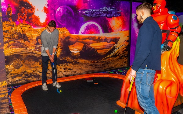 American Dream: Blacklight Mini Golf Entry Tickets