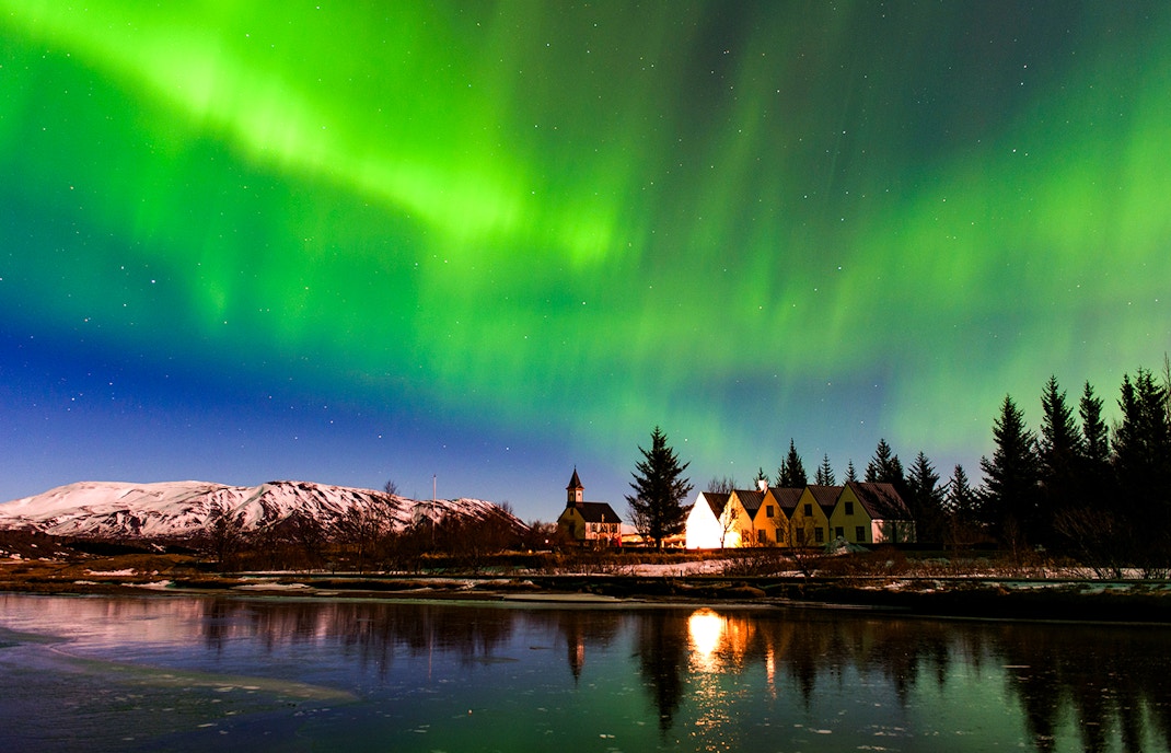 Thingvellir National Park tectonic plates in Iceland.