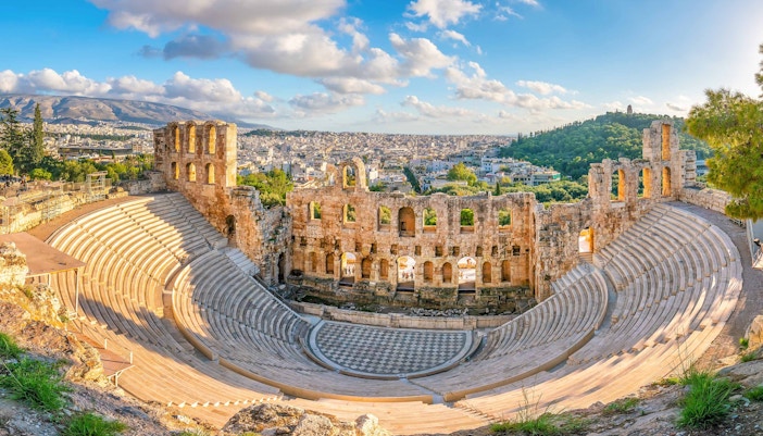 Odeon of Herodes Atticus in Acropolis Athens