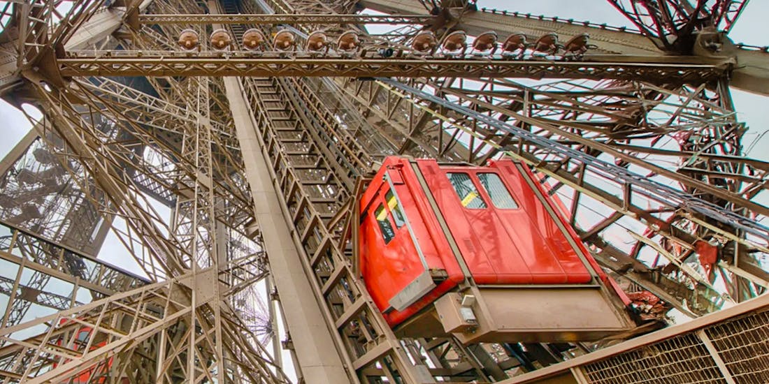 Eiffel Tower’s elevators