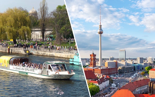 Combo: 1-Hour City Cruise + Berlin TV Tower Fast-View Tickets