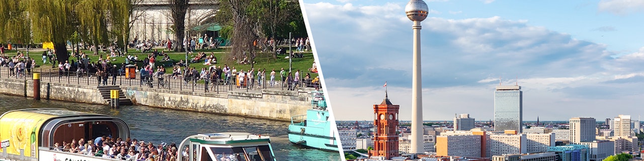 Combo: biglietti per una crociera in città di un'ora + accesso Fast-View alla torre della televisione di Berlino