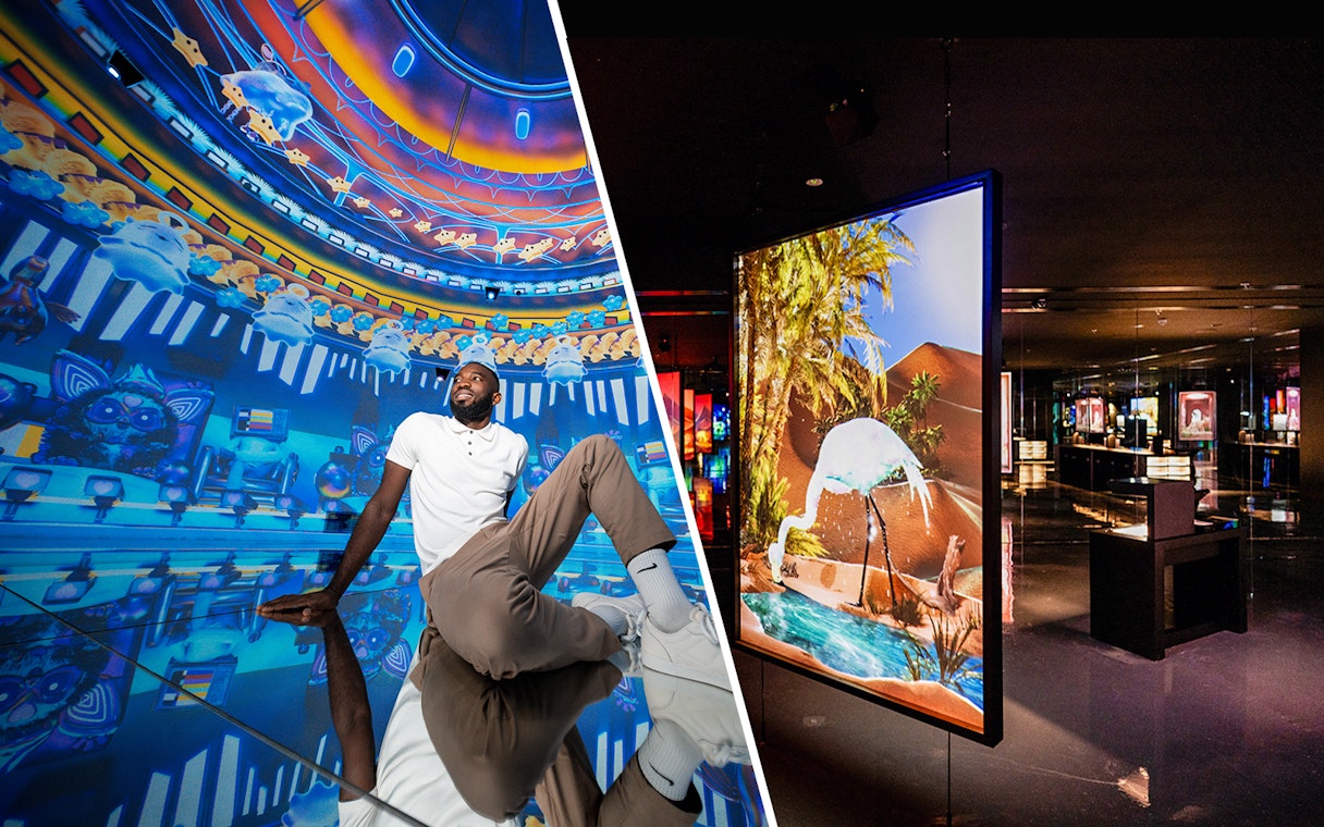 House of Hype immersive experience and ARTE MUSEUM Dubai digital art display.