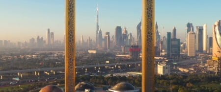Gondola ride on Venice's Grand Canal with historic architecture in view.