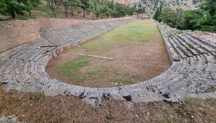 Ancient stadium of Delphi