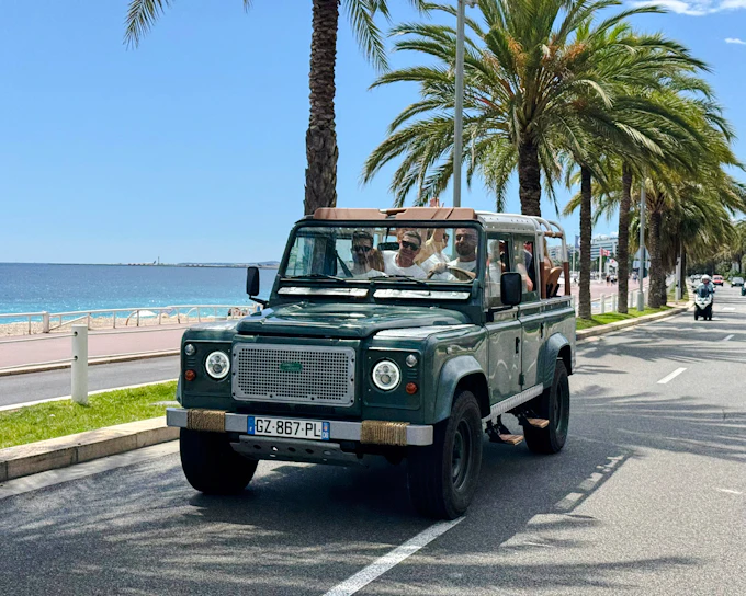 From Nice: Historic Château Wine Tasting by Vintage Land Rover