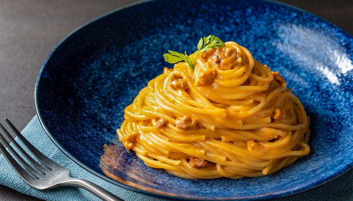 Sea Urchin Spaghetti at Stuzzico By Lucius Restaurant