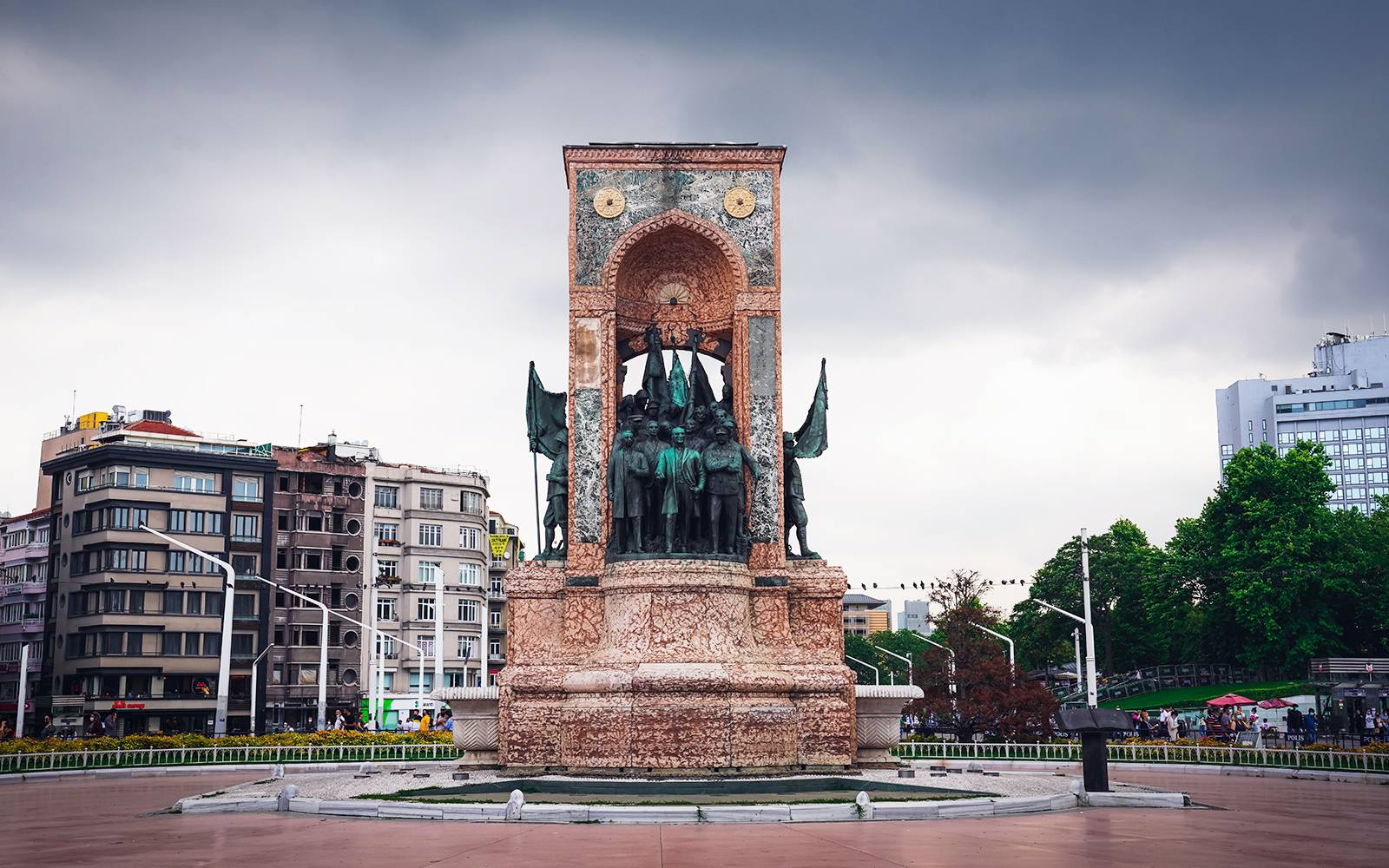 Photographie de la place Taksim à Istanbul