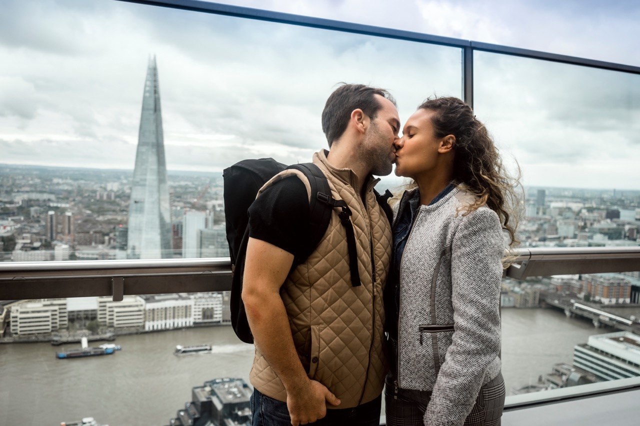 Valentines Day in London - Enoy the Panoramic View at The Shard