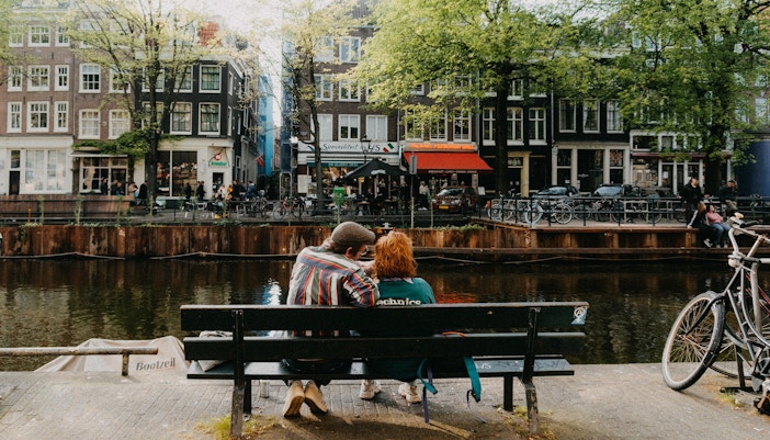 Stroll through the Jordaan on Valentine's Day in Amsterdam