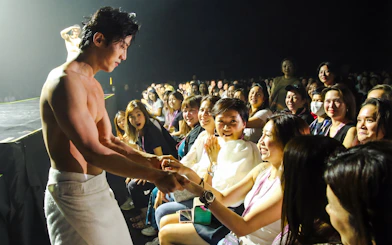 Audience interaction during Wild Wild Show in Korea.