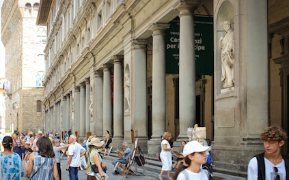 Intrarea Via dei Georgofili: