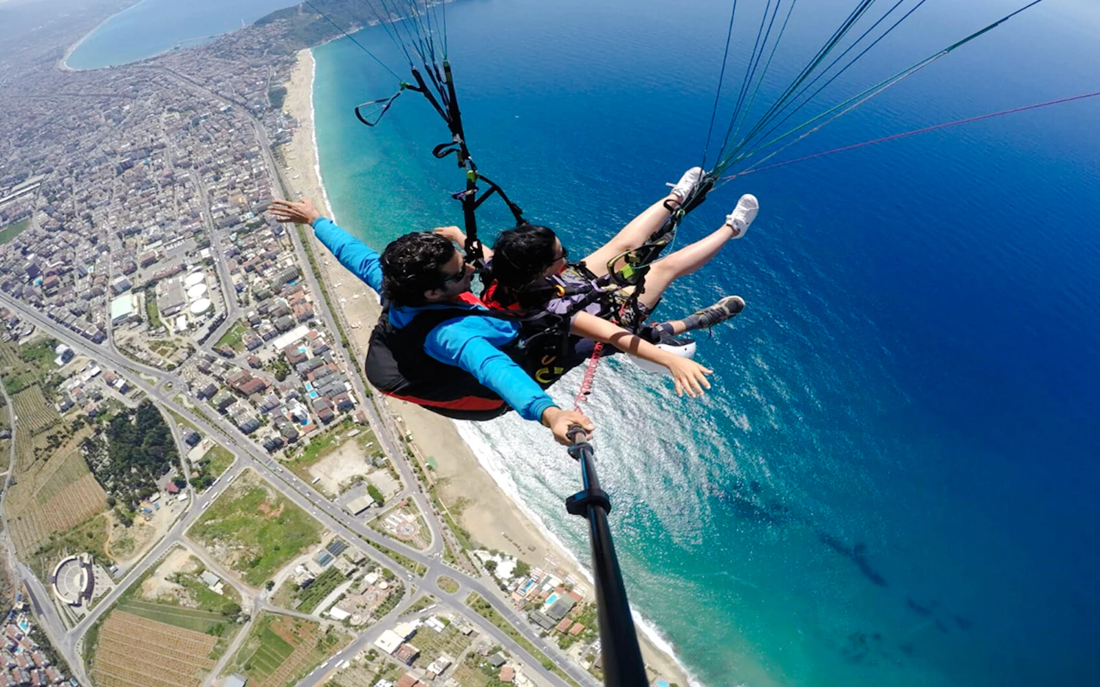 From Antalya: Alanya Paragliding Experience with Cleopatra Beach Landing
