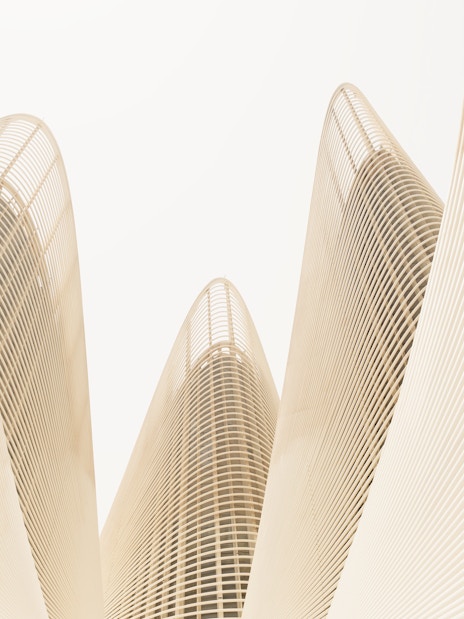 Zayed National Museum exterior with unique architectural design in Abu Dhabi.