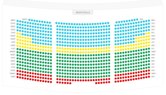 Royal Festival Hall Rear Stalls