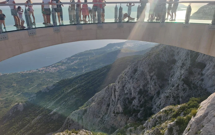 From Split: Skywalk Biokovo Skip-the-Line Tour with Makarska Guided Walk and Transfers