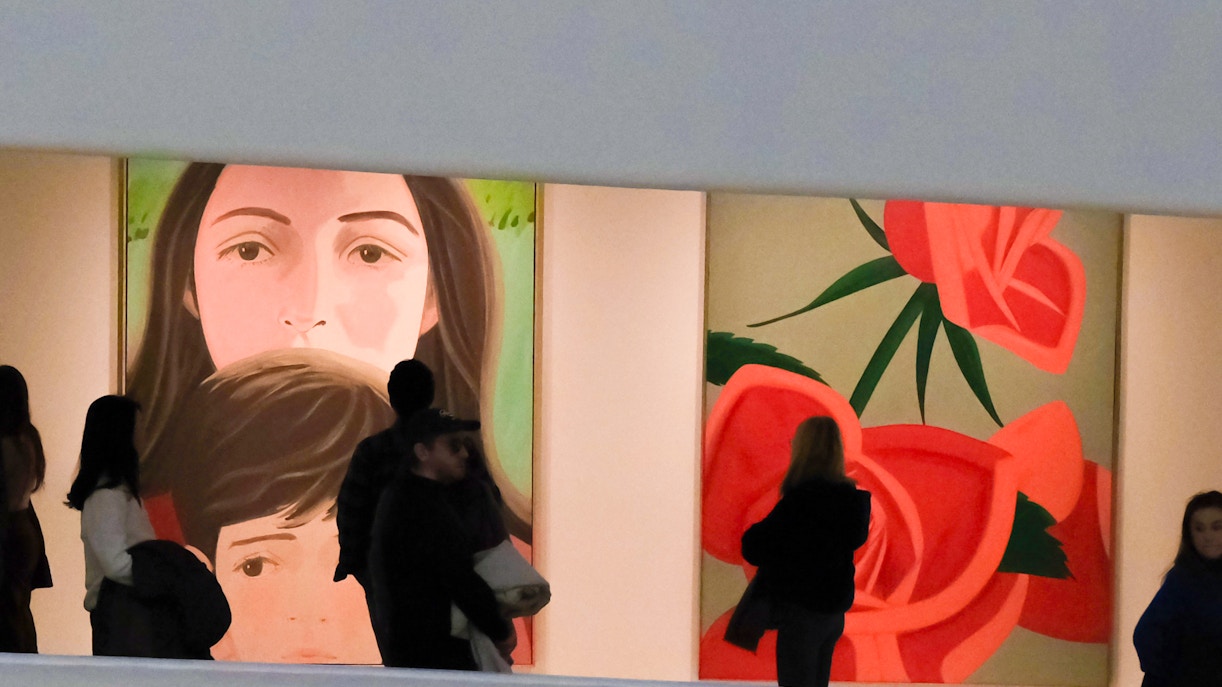 Guggenheim Museum Visiting with family