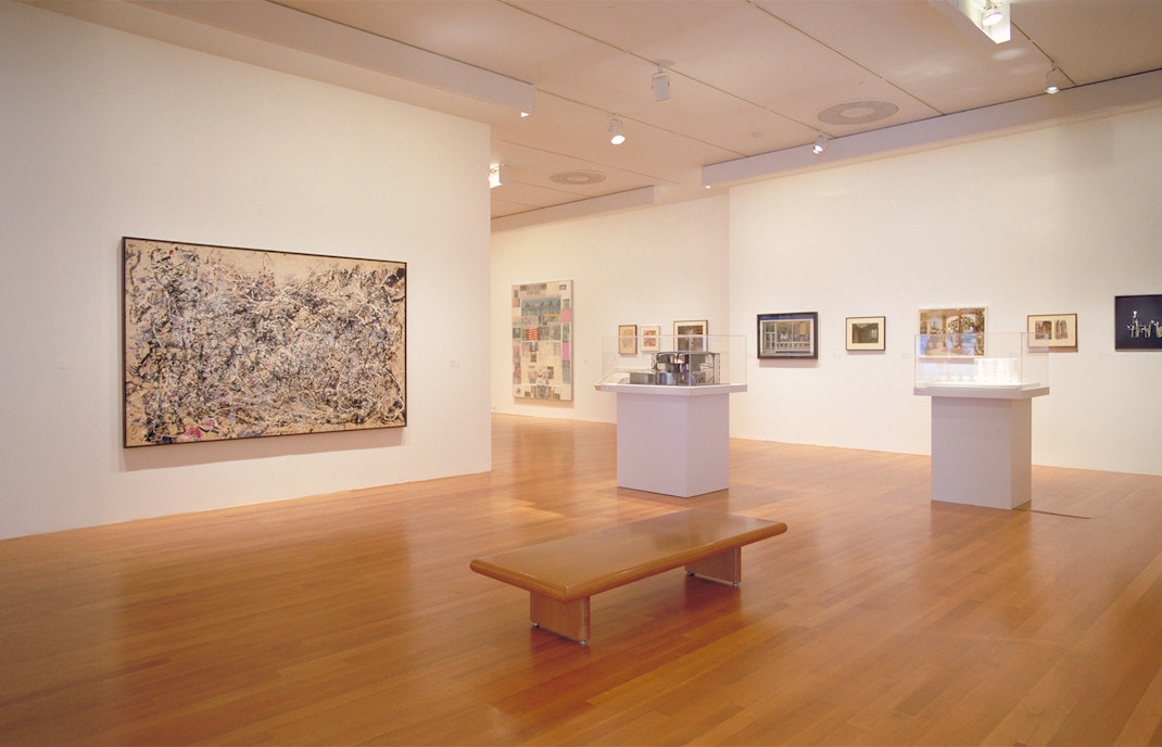 One: Number 31, 1950 showing boundless energy and emotion.