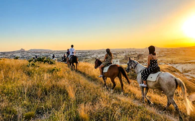 Cappadocia Sunset Horseback Ride with Hotel Pickup