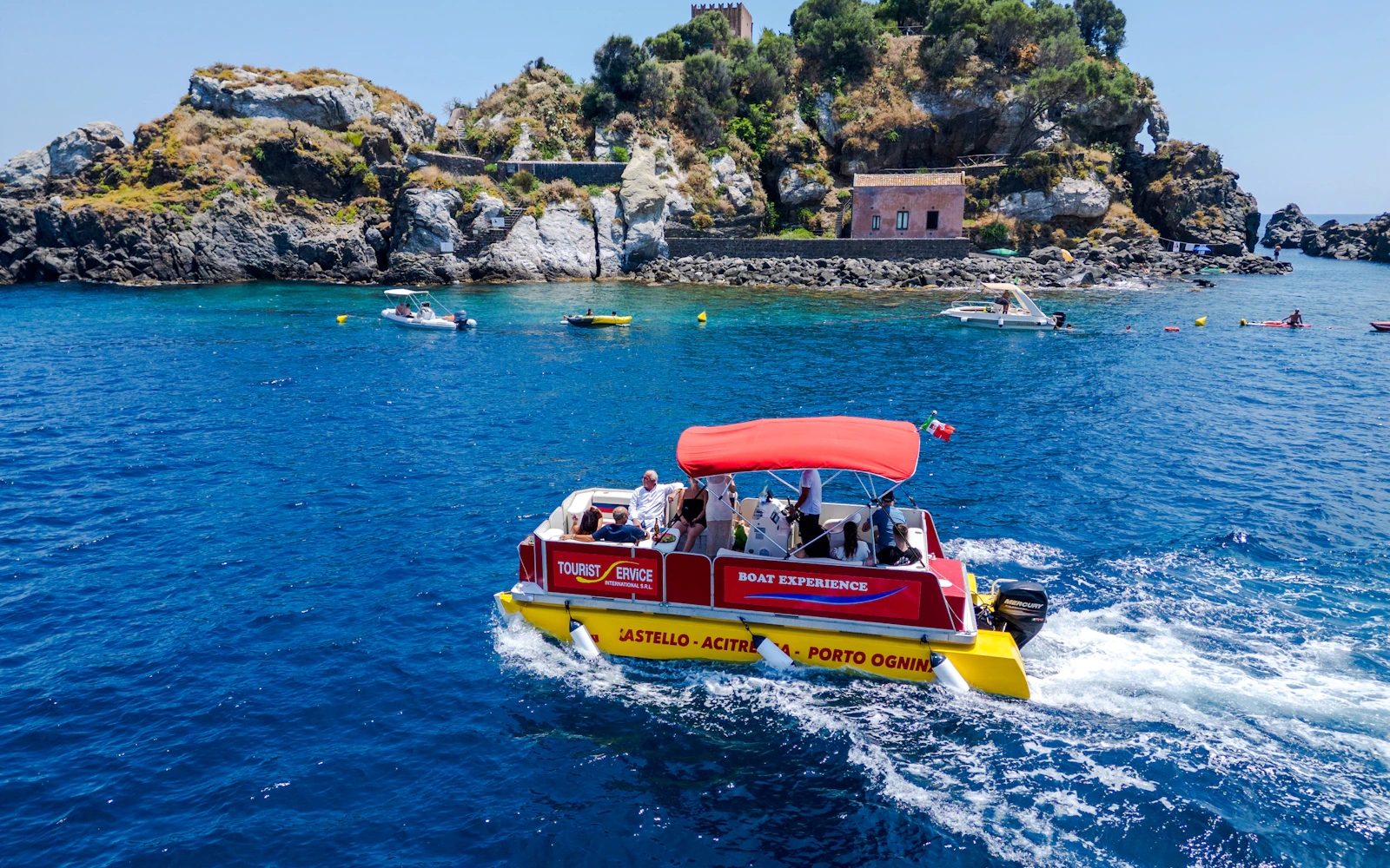 From Catania: Riviera of the Cyclops Boat Tour with Aperitif Image 2