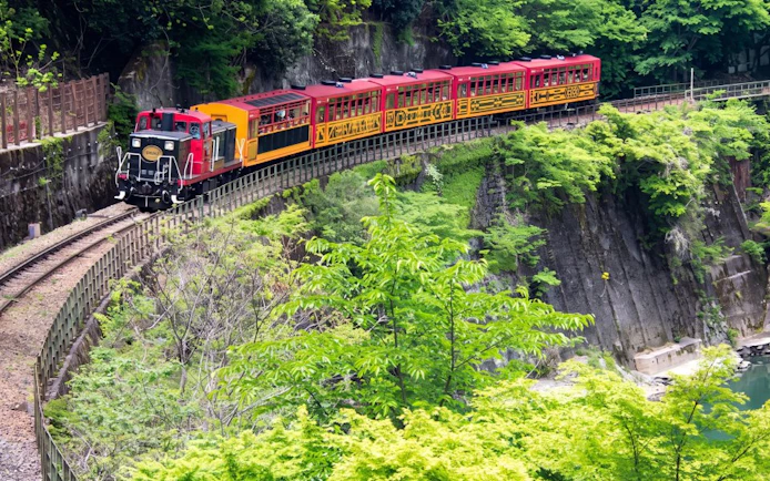 Hozugawa Boat & Sagano Train Day Tour from Kyoto