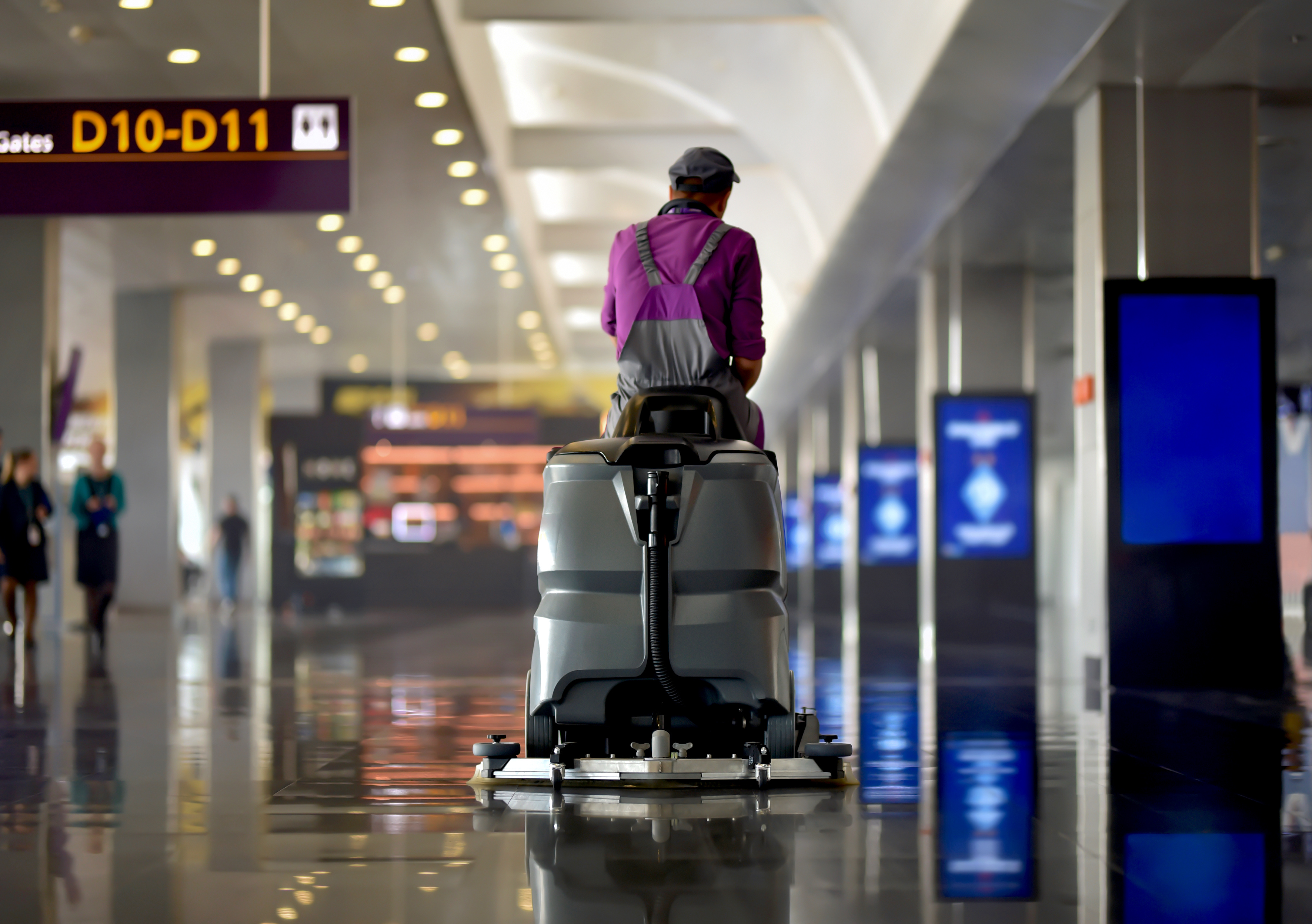 hygiene machine at Munich airport