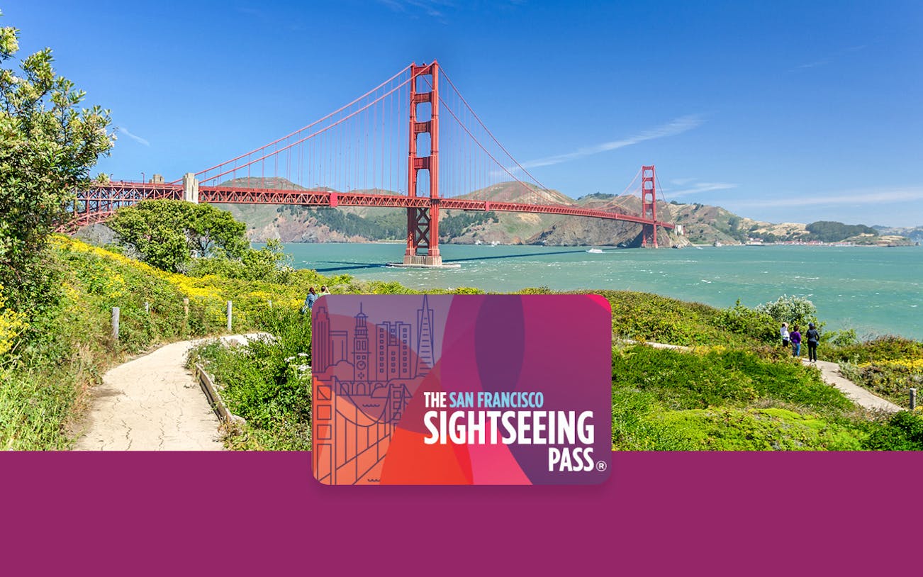 Golden Gate Bridge view with Sightseeing Flex Pass, San Francisco.