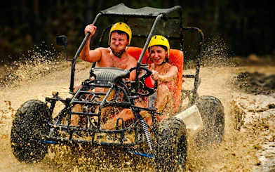 From Side, Belek, Alanya: Rafting & Buggy Safari & Zipline with Lunch & Hotel Transfers
