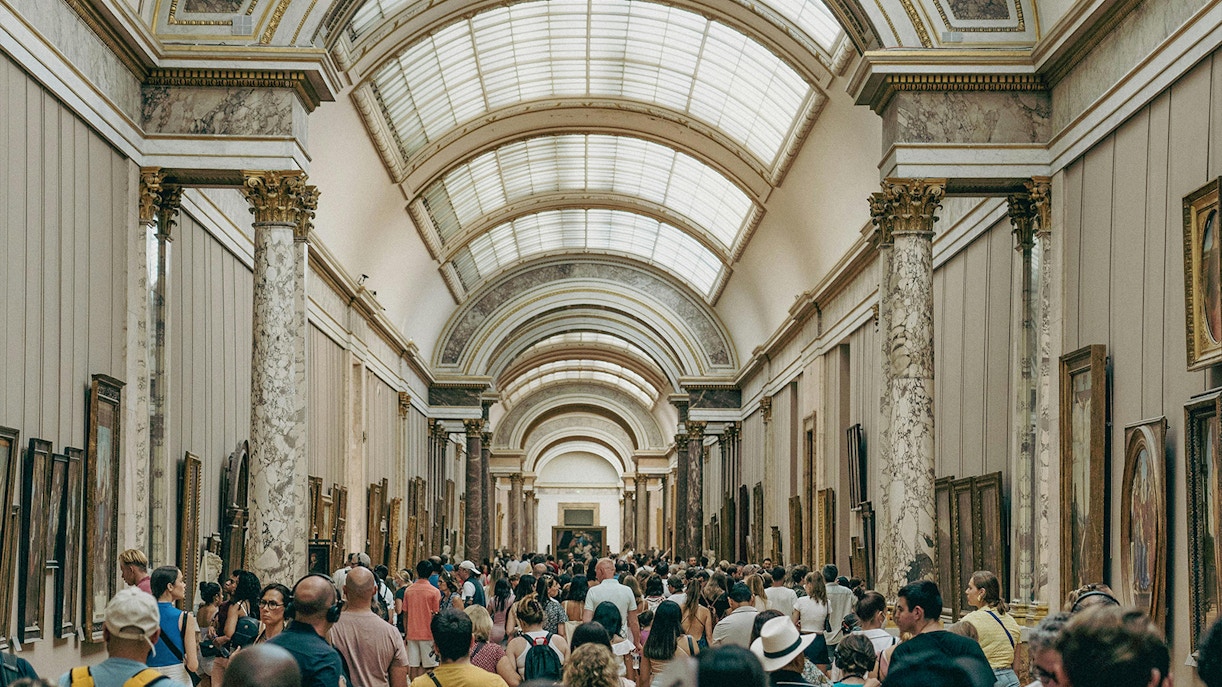 VisitaLouvre, visita em grupos