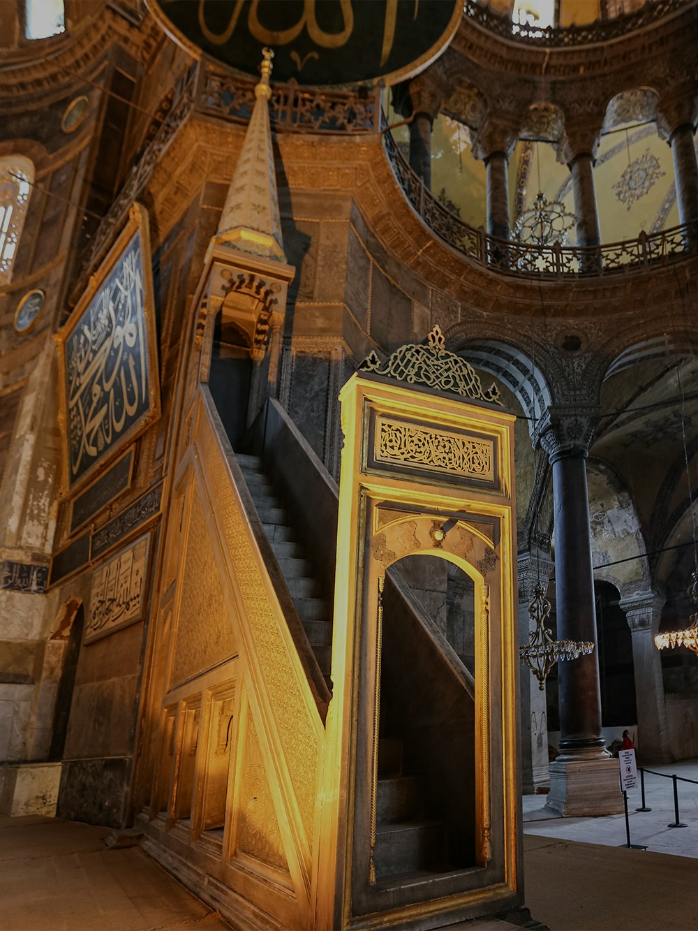 Minarets and Ottoman additions in the Hagia Sophia
