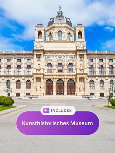 Kunsthistorisches Museum facade in Vienna, included in Vienna Flexi Pass.