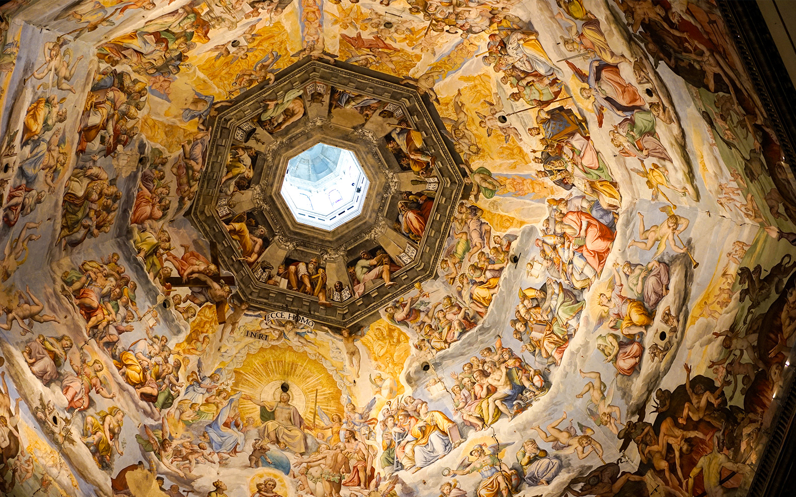 Frescoes inside Dome