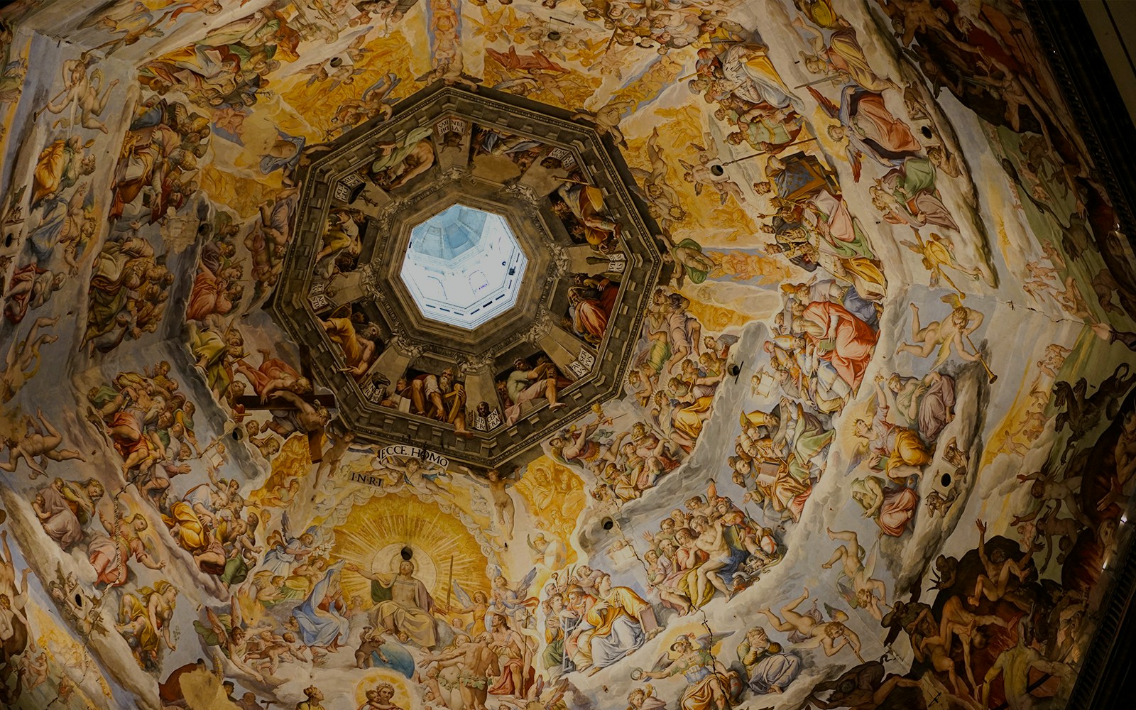Frescoes inside Dome