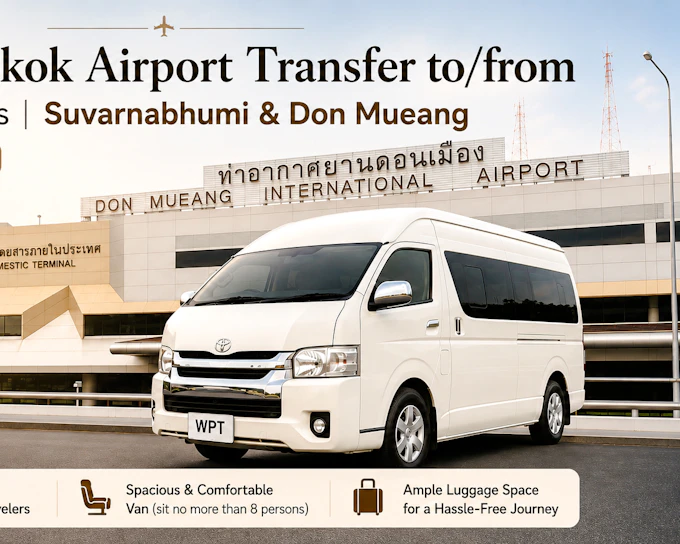 Private Bangkok Airport Transfer to/from City Hotels | Suvarnabhumi & Don Mueang (Product 54663)