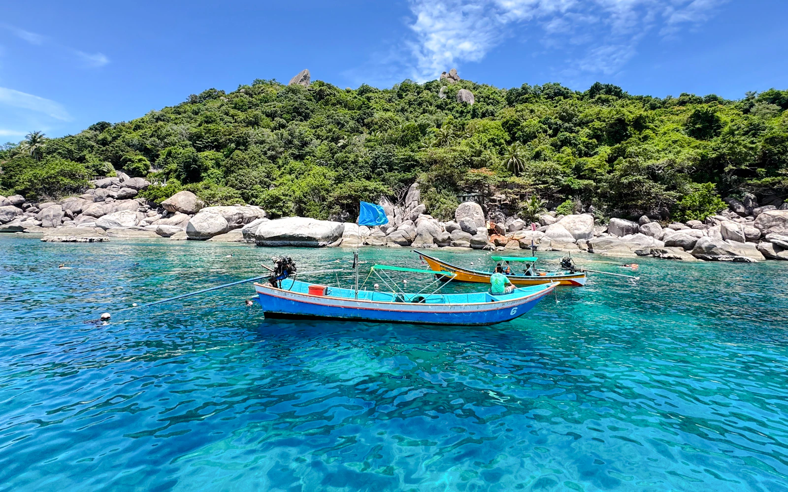 From Koh Samui: Koh Tao and Koh Nang Yuan Snorkeling Tour by Speedboat Image 8