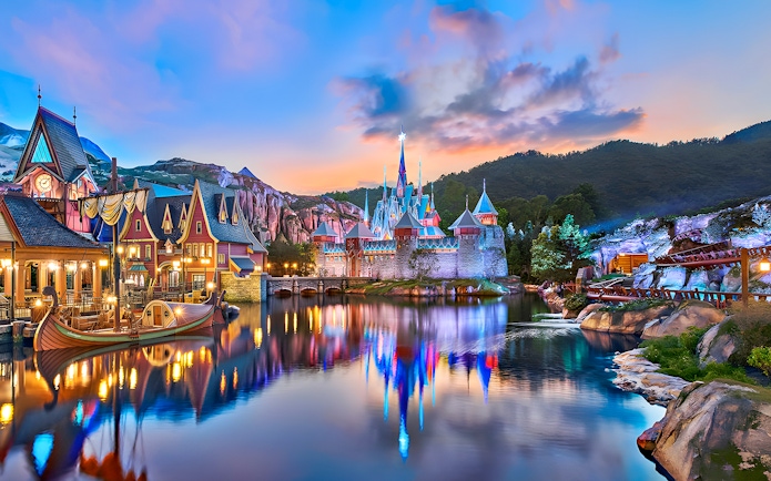 World of frozen at Hong Kong Disneyland