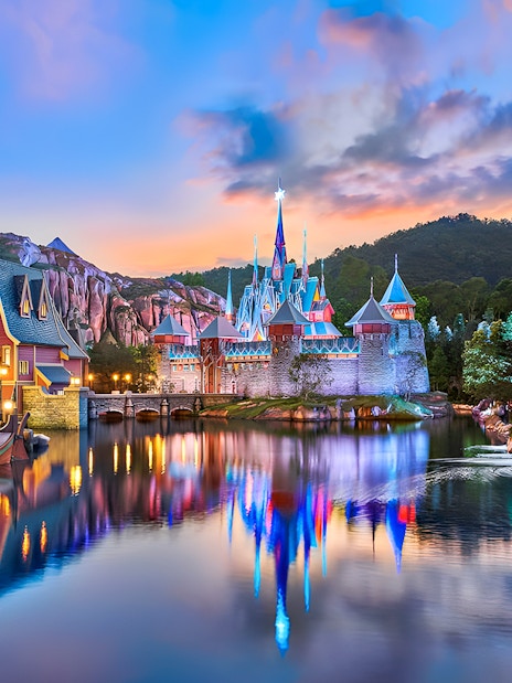 World of frozen at Hong Kong Disneyland