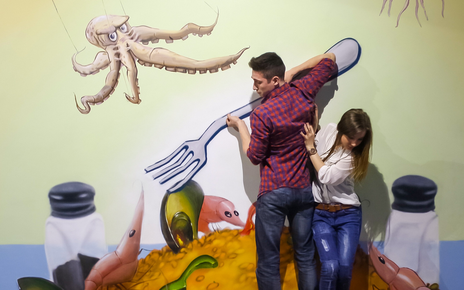 Food art Illusions Big fun musuem