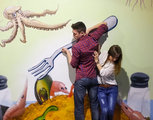 Food art Illusions Big fun musuem