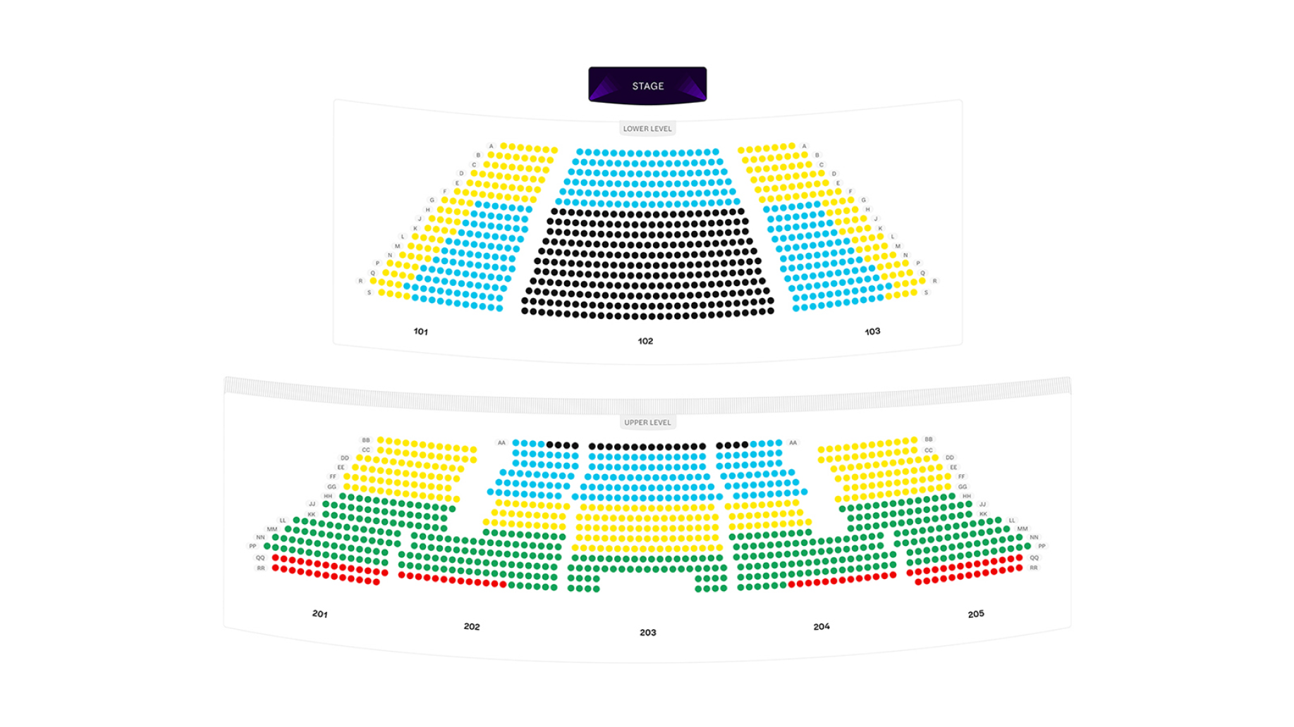 Michael Jackson One Seating Chart