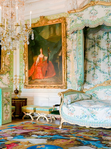 Madame Victoires room at Versailles with ornate furnishings and period decor.