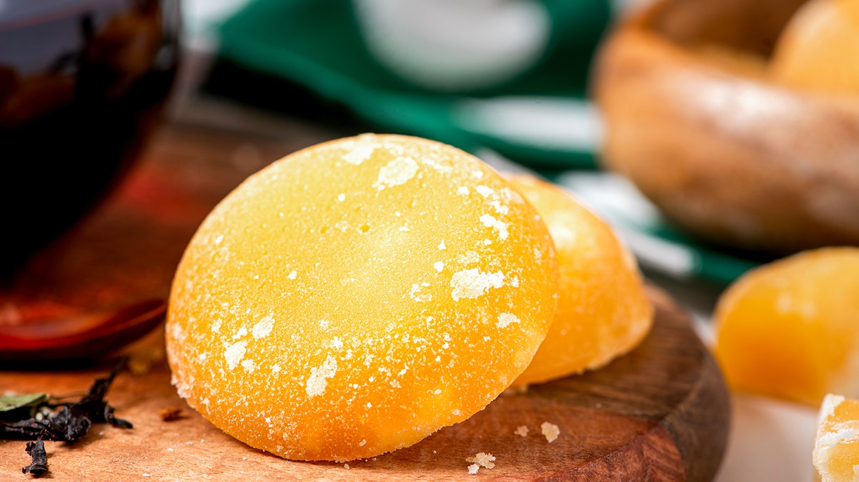 Closeup of Palm sugar