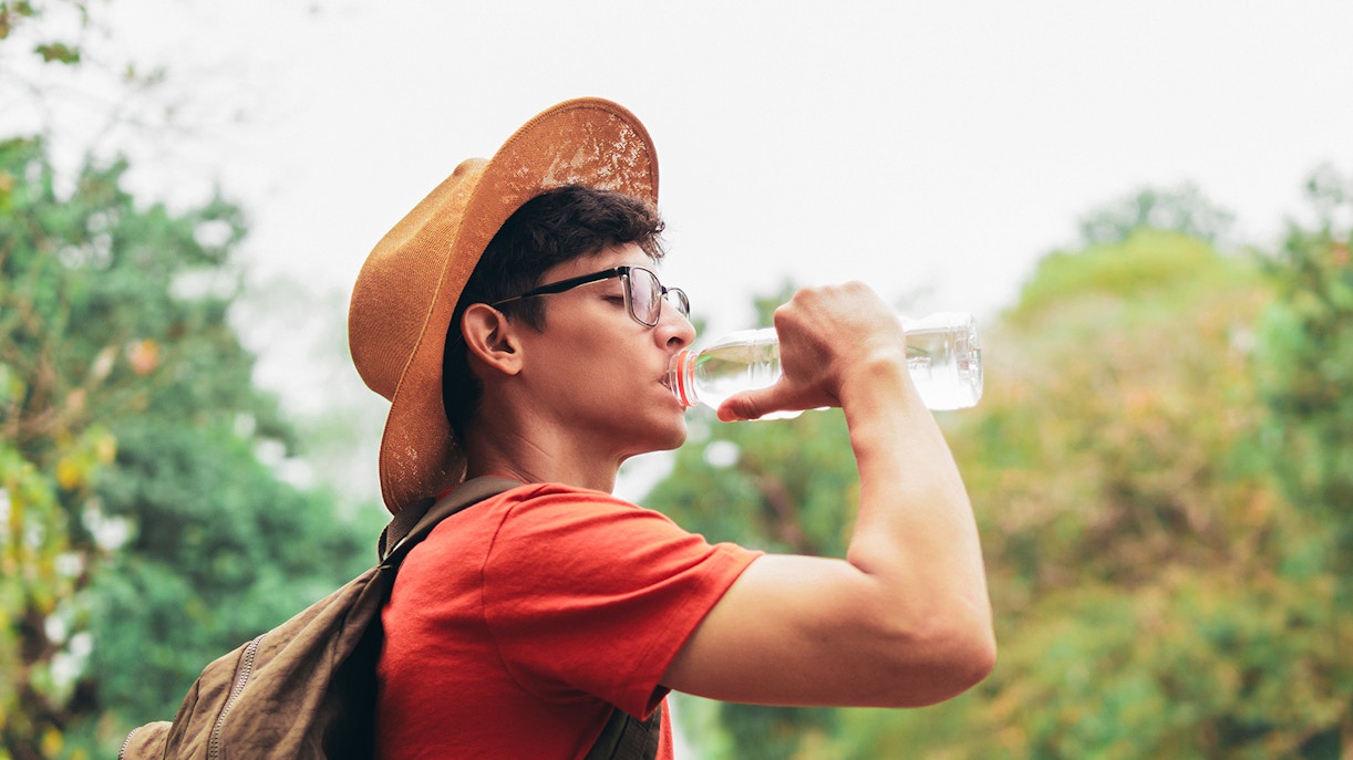 drinking water