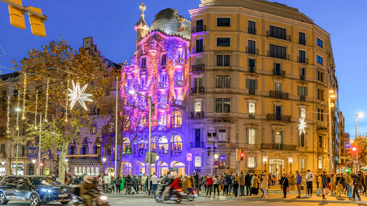 Casa Batlló at Night
