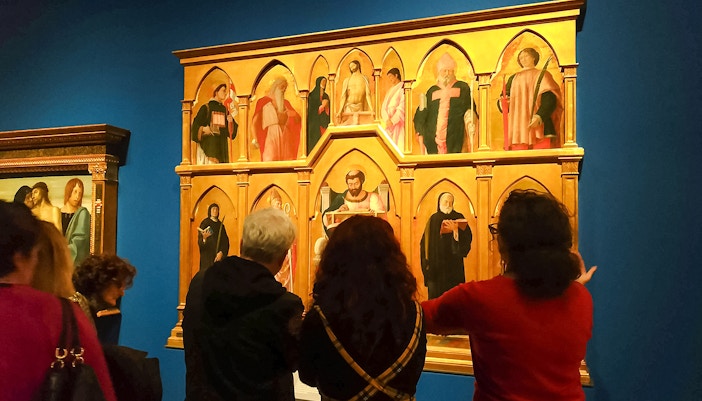 San Luca Altarpiece by Andrea Mantegna, Pinacoteca di Brera