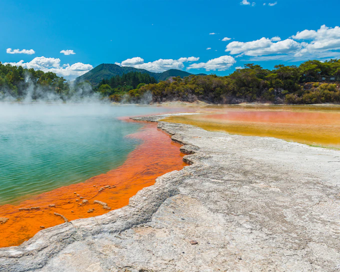 From Auckland: Hobbiton Movie Set, Wai-O-Tapu, & Rotorua Small Group Signature Guided Tour