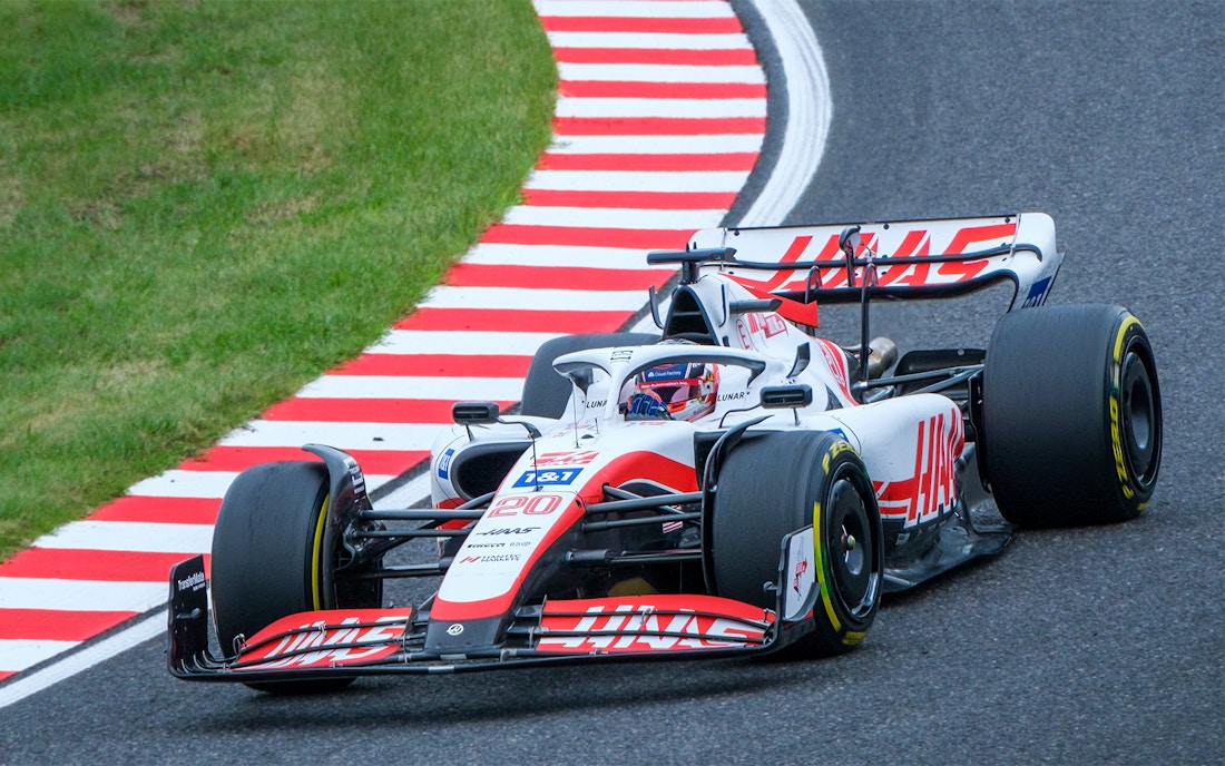 haas f1 car