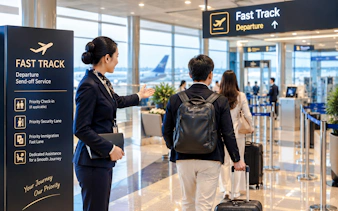 Fast Track service at Noi Bai Airport with priority security and check-in.