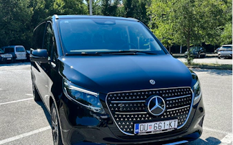 Transfer vehicle for Krka Waterfalls and Šibenik Private Tour from Split.